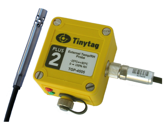 Datenlogger Tinytag Plus 2 (TGP-4505) für Temperatur und rel. Luftfeuchte (copyright by Gemini Datalogger Tinytag)